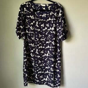 NY&Co shift floral blue dress
